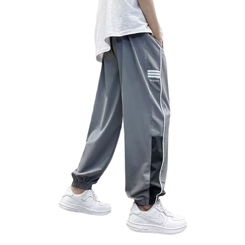 Boys' Thin Anti-mosquito Pants Children's Summer Trousers Summer Sports Big Boy's Casual Loose Quick-drying Trendy Pants