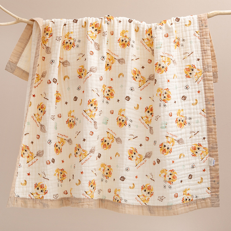 Picture of Gauze Bath Towel Cotton Enlarge Baby Blanket Children's Blanket Class A Six-layer Gauze Newborn Baby