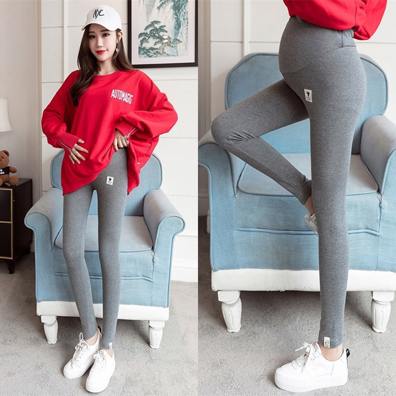 Picture of Maternity Dress Slim-Fit Bottoming Pants Autumn and Winter Outer Wear Velvet Pants Tight-Fit Fashionable Warming Pants