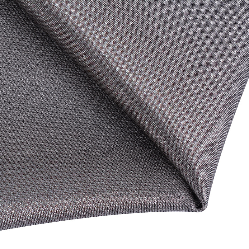 Picture of Rainy Silver Fiber Radiation-Proof Knitted Fabric Thickeneded Silver Needle Woven Fabric Oxidation-Resistant Breathable Full Silver Fabric