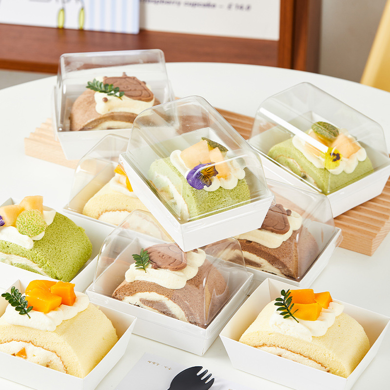 Picture of Internet Celebrated Towel Roll Quilt Roll Packing Box Cake Roll Dessert Cut Box Cut Baking West Point Packaging Box