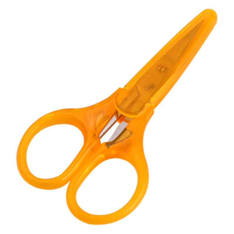 Picture of Stainless Steel Small Scissors Office Scissors Bangs Scissors Handheld Handmade Paper-cut Household Scissors Student Scissors