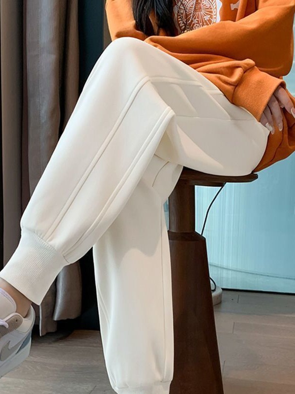 Sports pants women's autumn and winter thin new loose ankle-tied women's pants small sweatpants slimming versatile casual pants