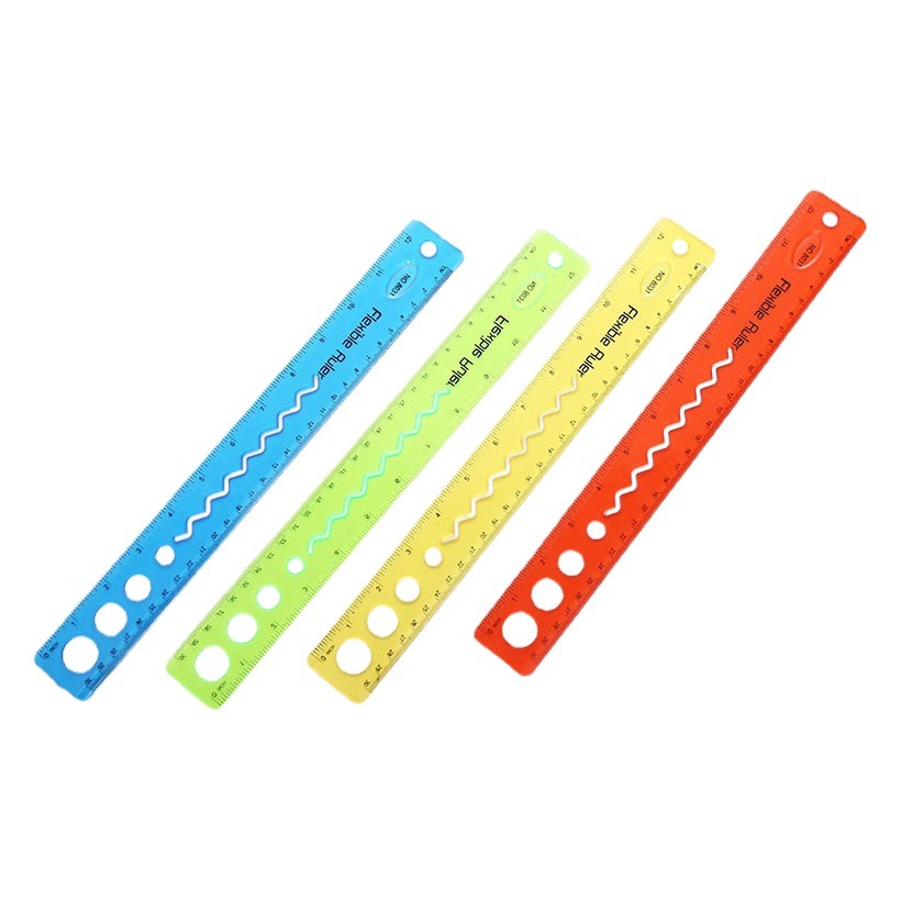 Soft ruler student stationery 30cm ruler foldable multifunctional learning supplies wholesale measuring soft ruler wholesale