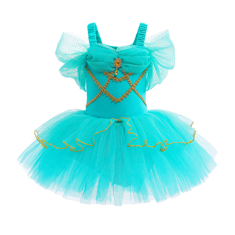 Picture of Girls Ballet Dance Skirt 2025 Summer Original Practice Clothes Baby Girl One-Piece Performance Clothes Improved Princess Skirt