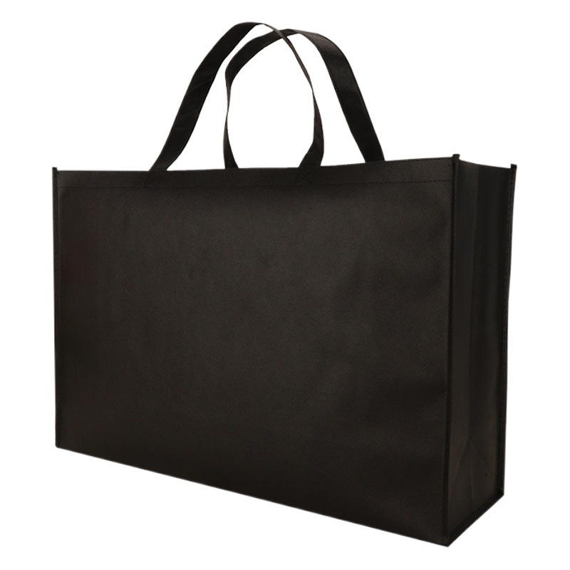 Non-woven bag custom oversized shopping bag in stock thickened eco-friendly gift bag large capacity extra large tote bag