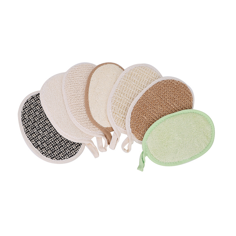 Natural Luffa Piece Pointing Wipe Cleaning Sisal Wipe Jute Bath Wipe Bath Wipe Bath Wipe Toiletries Face Wipe