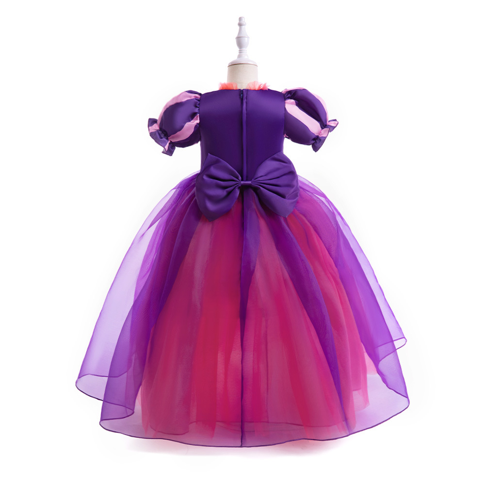 Picture of European and American new children's clothing Sophie Long hair princess dress girl's dress dress ball performance clothing in stock