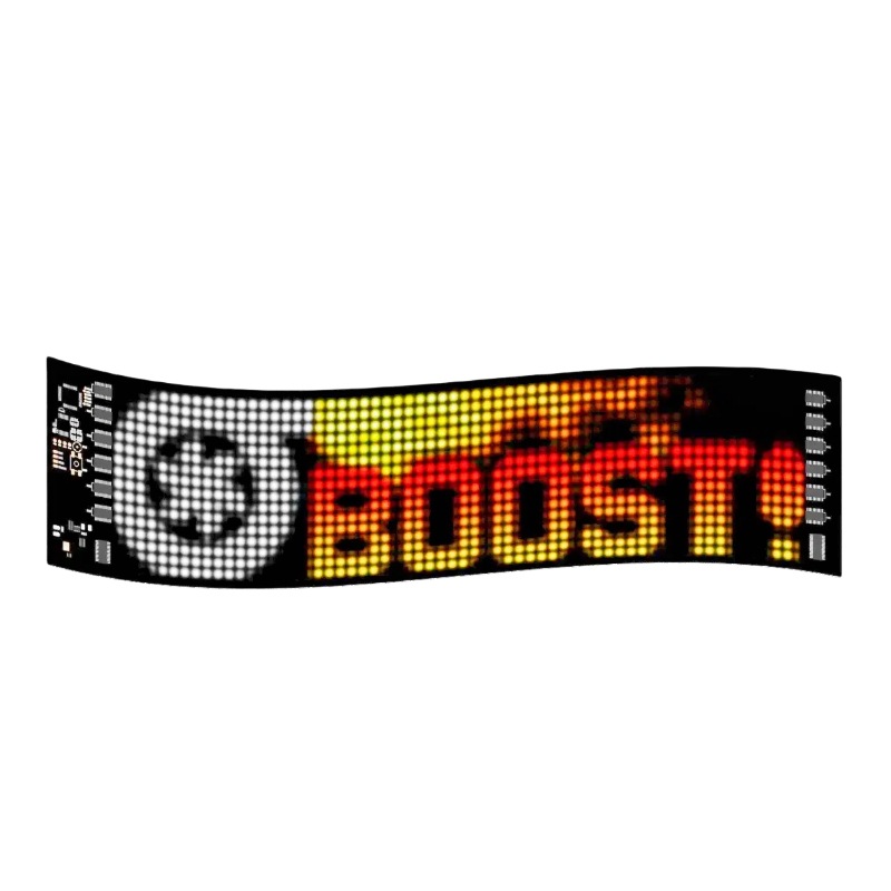 Picture of Car Rear Window Led Screen Advertising Screen Full Color Display Smart Soft Screen Pixel Display Led Flexible Soft Screen