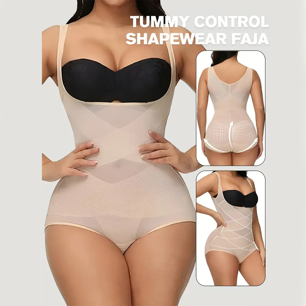 Women's Mesh Shaping Tight Hip Lifting plus size Body Tinker Shaper Belly Tinker shapewear