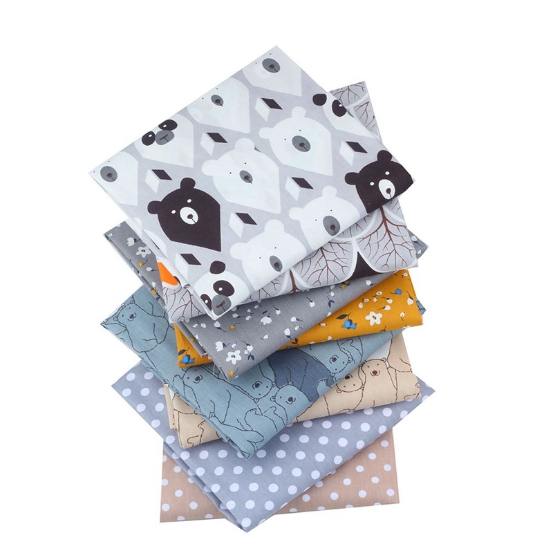Picture of Foreign trade cotton twill printed fabric DIY hand patchwork group 6/7/8 cotton floral fabric wholesale