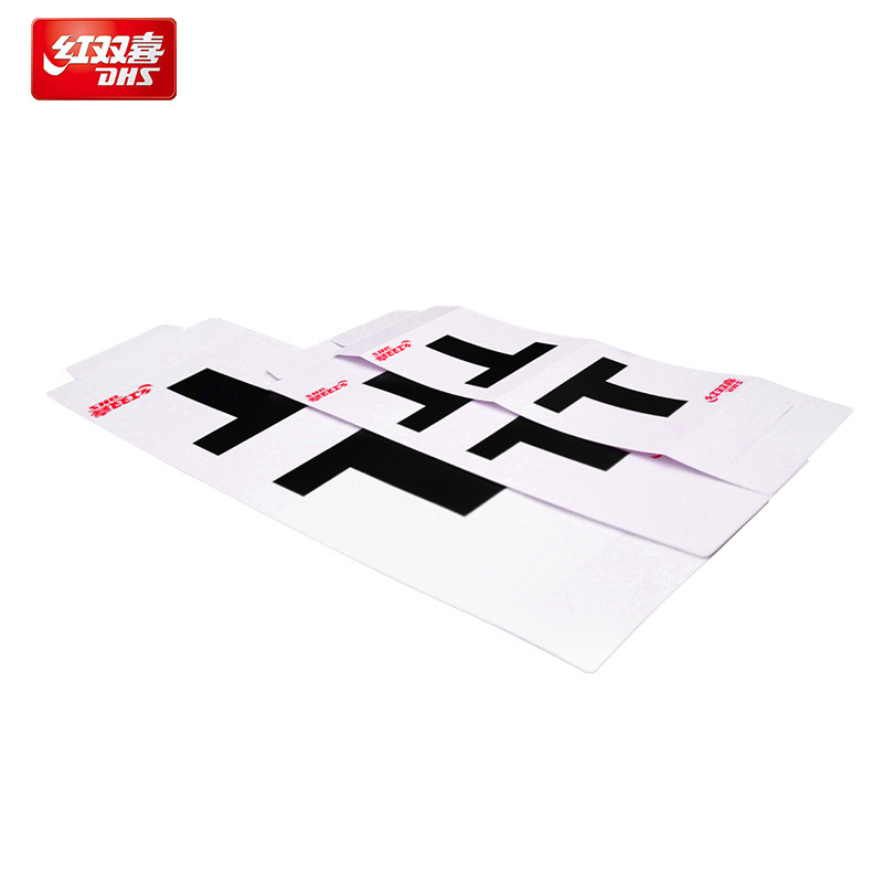 Picture of DHS Red Double Happiness Ping Pong Competition Level Referee Equipment One and Two Small Suits Suspend Card RF001