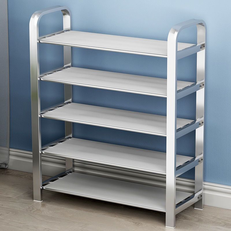 Stainless Steel Shoe Rack Thickened and Dustproof Dormitory Household Economical Internet Celebrity Dormitory Storage Multi-Layer Manufacturer