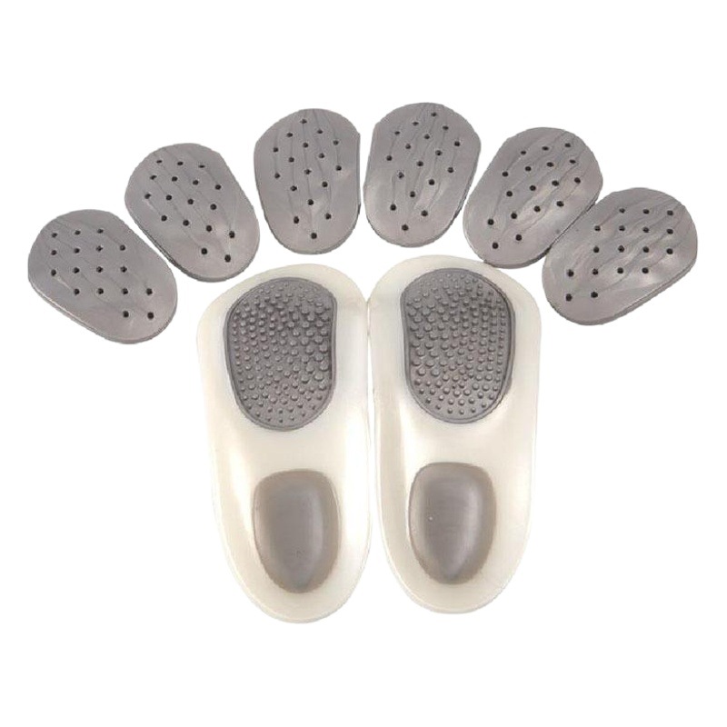 Cross-Border Arch Pads, Internal and External Splayed Feet, Detachable Combined Breathable Insoles for Women and Men, Flat Foot Corrective Insoles