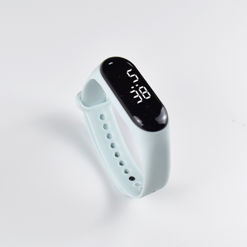 Picture of Manufacturer Simple Waterproof Led White Light Digital Watch Fashionable Student Couple Leisure Sports Touch Touch