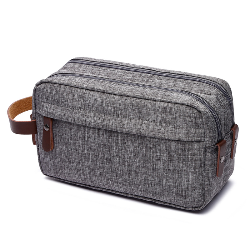 Amazon Cosmetic Bag Men's Toiletry Bag Portable Cosmetic Bag Waterproof Portable Business Storage Bag Large Capacity Vintage