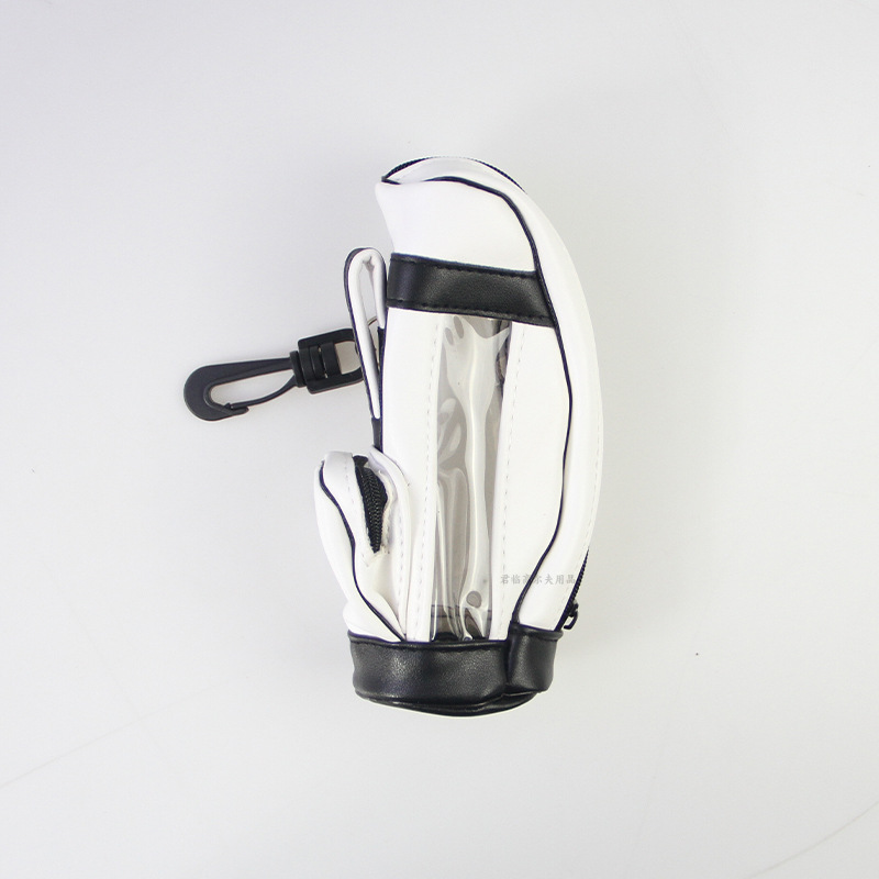 Picture of Golf ball bag PU waterproof fabric nylon material can hold 3 balls golf ball 5 color mini ball bag