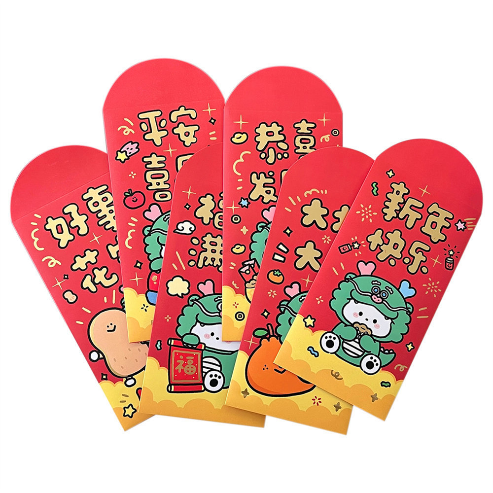Picture of Tengyi joint-name original 2024 Dragon Year cartoon red envelope New Year Universal new large gift seal wholesale