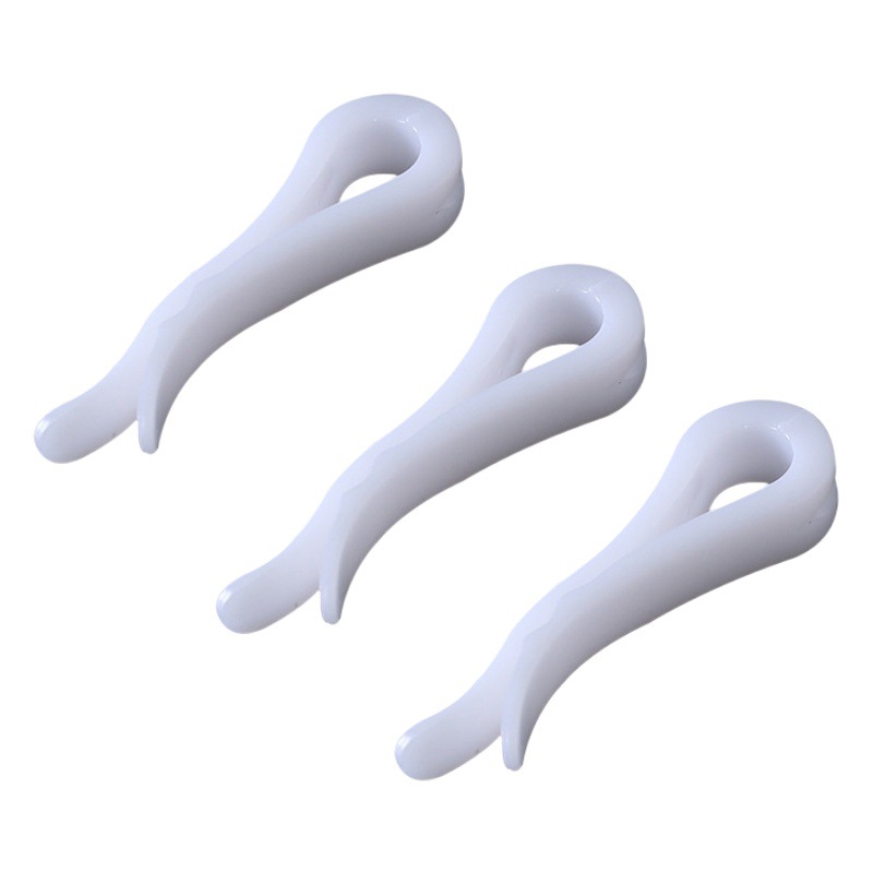 Picture of Shirt clip White transparent plastic clip shirt collar fixed clip clothing packaging clip collar clip accessories clip