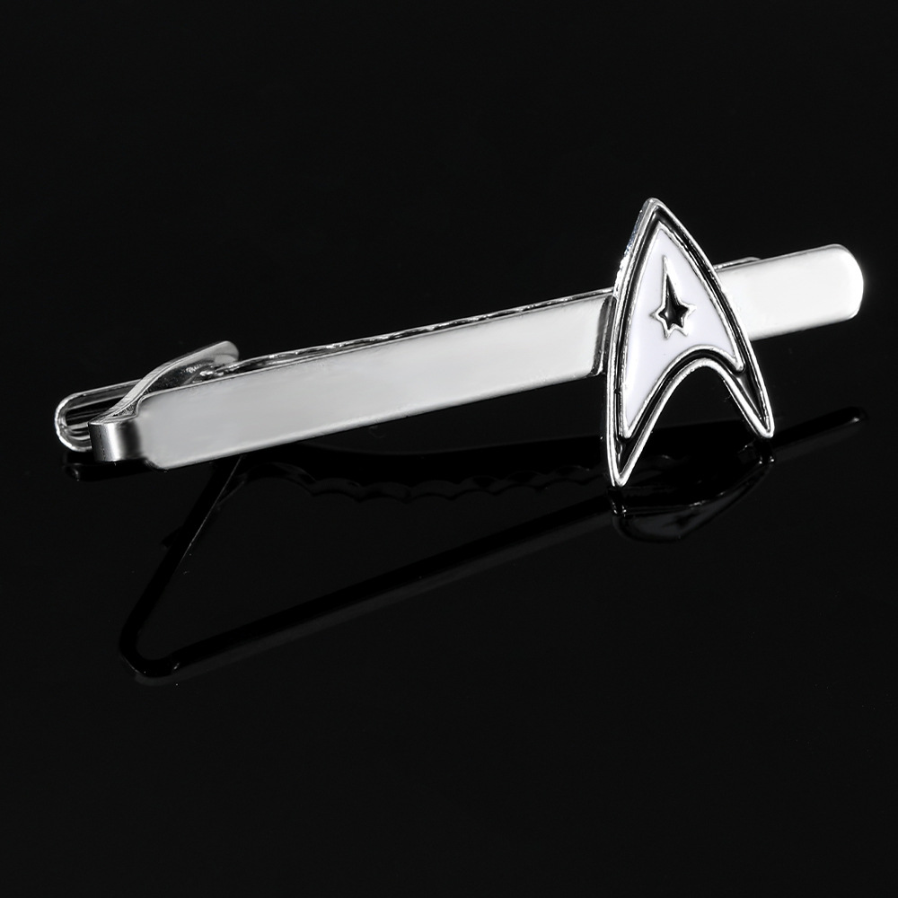 Europe and the United States cross-border trend Star Trek alloy tie clip creative suit shirt Joker accessories manufacturers new products