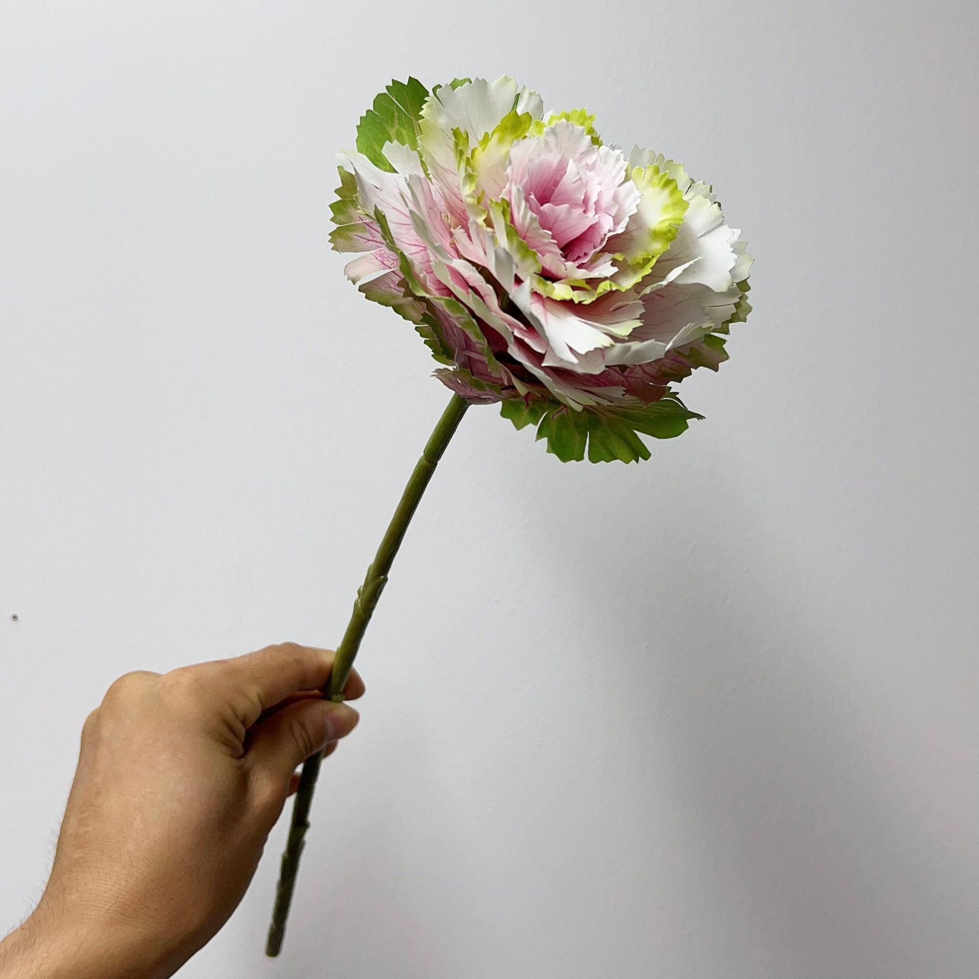Picture of high quality Petal Simulation Flower Cabbage Simulation Vegetable Dining Table Living Room Decoration Bride Bouquet Wedding Flower