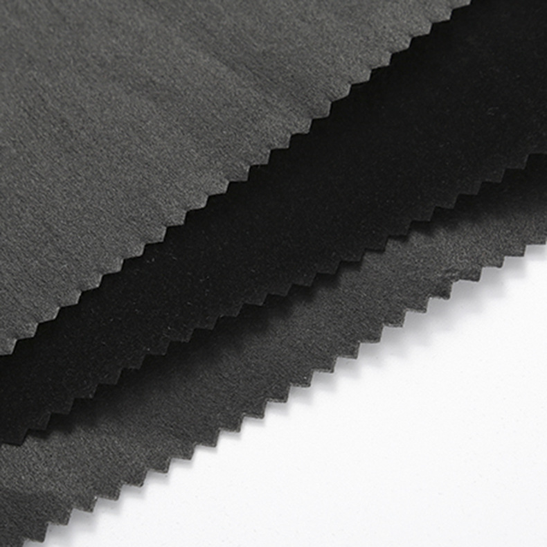Spot Black Non-woven Short Wool Flocking Cloth for Jewelry Box Lining Photo Frame Counter Decorative Packaging Cloth