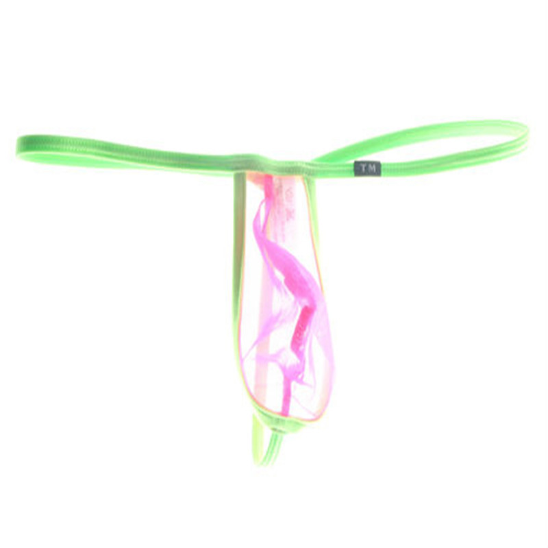Picture of New Men's Thong Style Sexy Single Thong Underwear Men's Underwear T-Back Thin Mesh