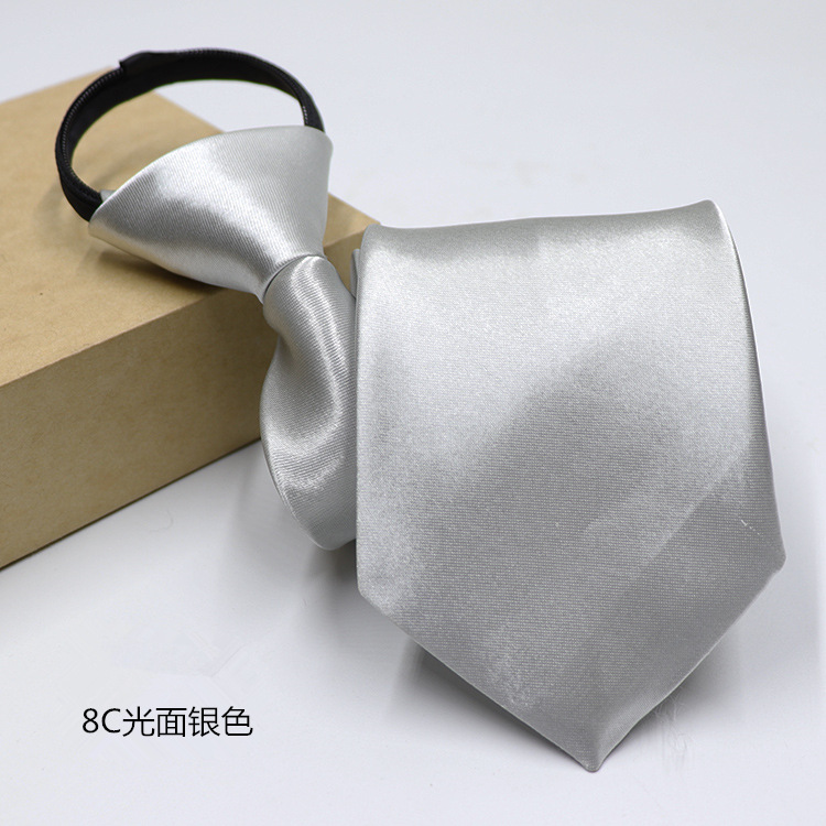 Picture of Men's Easy-To-Pull Casual Zipper Tie New Korean Style Professional Formal Wear Convenient Lazy Tie Ready for Sale