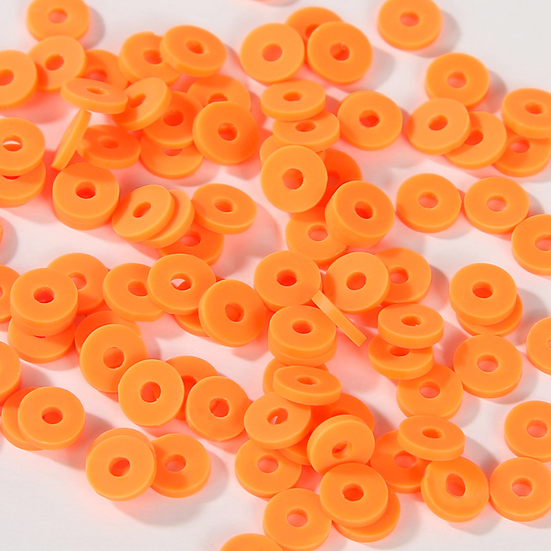 Picture of Jewelry Accessories Color Soft Ceramic Beaded Handmade diy Handmade Material Bracelet Necklace Bracelet Bead Spacer