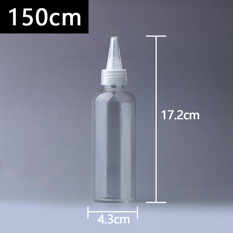 Picture of Wholesale 50 200 500ml ml squeeze bottle color bottle emulsion pigment bottled transparent plastic pointed nose bottle