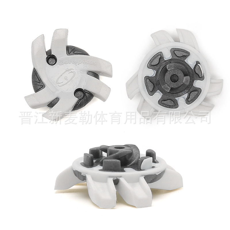 Cross-Border Hot-Selling Golf Spikes, New Golf Shoe Spikes, Movable Spikes, Fast Rotating Spikes, Short Teeth