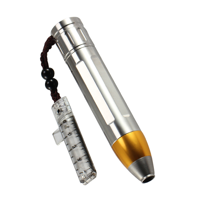 Picture of Cross-border jade flashlight bright jewelry identification lamp stainless steel printable logo jade beeswax shining jade flashlight