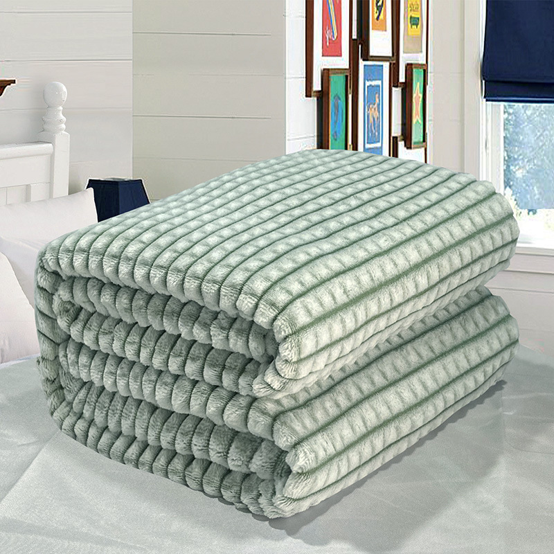 Picture of Milk fleece blanket office nap coral fleece blanket flannel children's small blanket summer air conditioning blanket wholesale