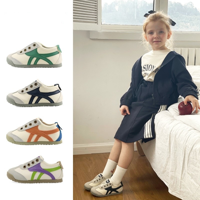 Children's sneaker 2025 Spring New Kindergarten Indoor Baby Shoes Breathable Women's Shoes Soft Sole Non-slip Men's Shoes
