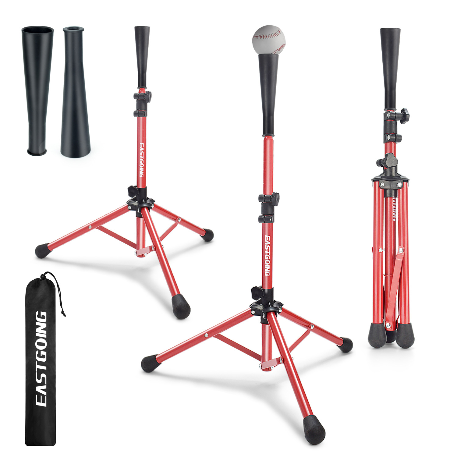 Adjustable High-Bar Softball Hitting Seat Trainer Baseball Practice T-Seater Softball Hitting t Frame Portable and Removable