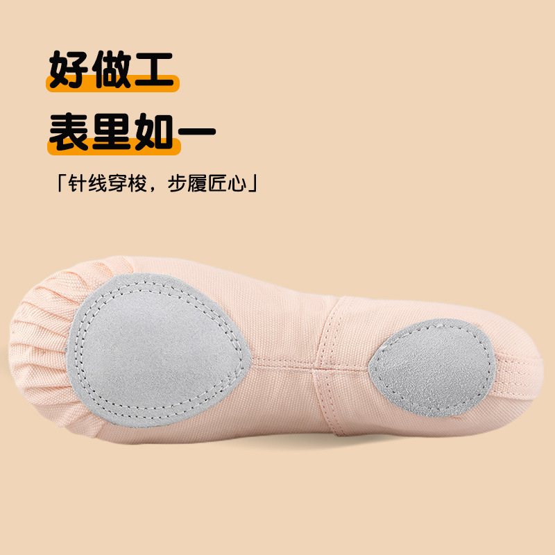 Picture of Dance Shoes Children's Women's Soft Sole Exercise Shoes Lace-up Free Dance Shoes Body Gymnastics Cat Claw Shoes Ballet Shoes Wholesale