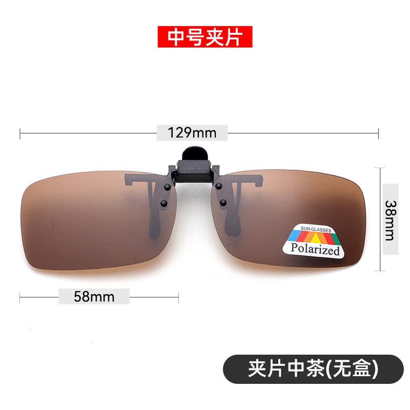 Picture of Sunglasses Clip-On Sunglasses Polarized Clip-On Driving Driver Trendy Clip-On Polarized Glasses for Men and Women Night Vision