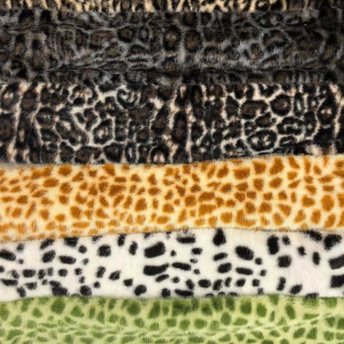 in stock print mink fur animal pattern spot print leopard print cat hair tie dye mink fur print animal imitation fur