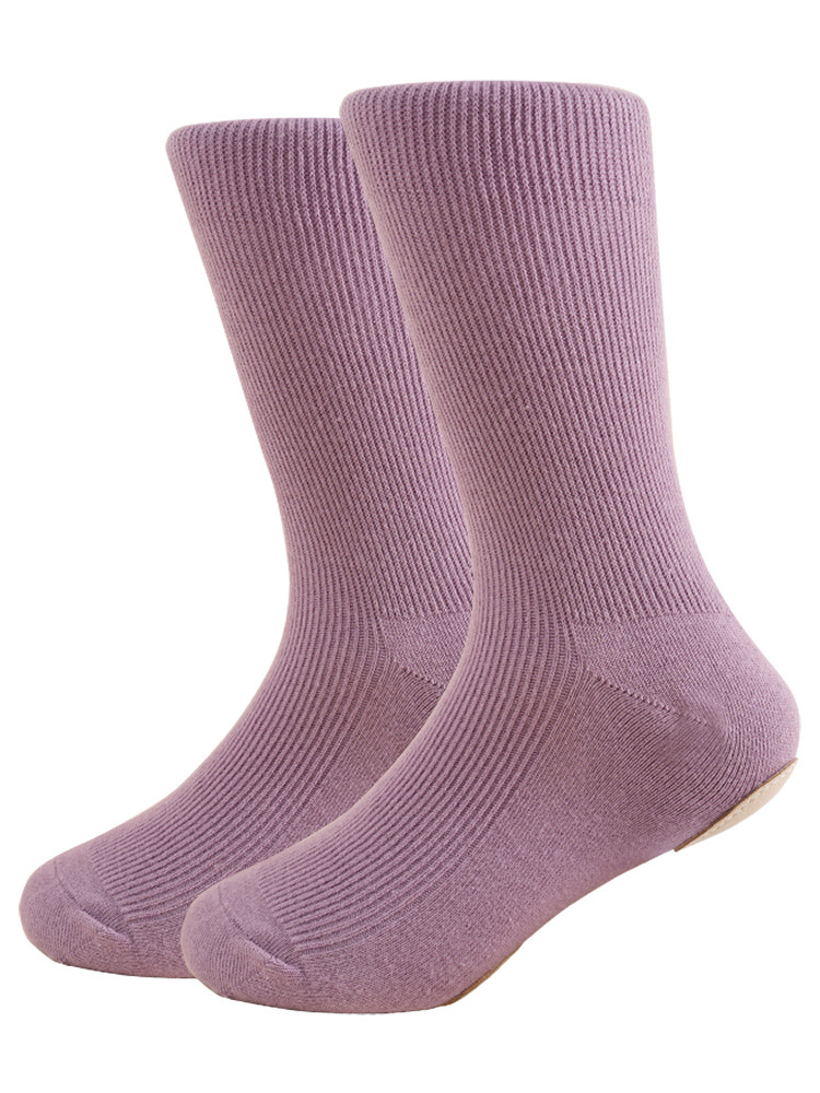 Picture of Dance Socks Non-slip Professional Women's Dancing Socks with Bottom for Adult Practice Dancing Socks Children's Mid-tube Socks with Three-piece Bottom Modern Dance Socks