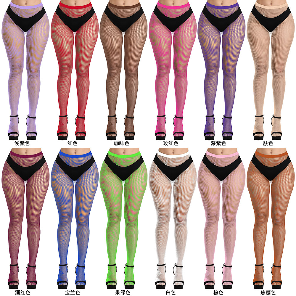 Fishing net pantyhose net popular tide socks ripped jeans small net net pantyhose jeans women stockings