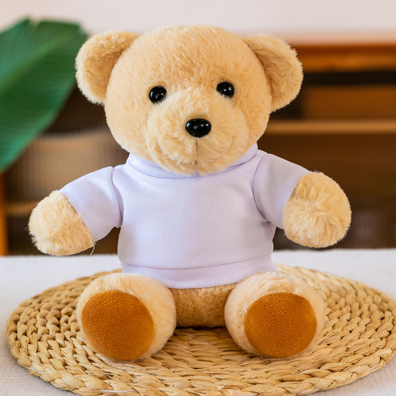 Picture of Wholesale Teddy Bear Dressing Bear Doll Stuffed Toy 4S Store Gift Printed Logo Doll Activities for Children