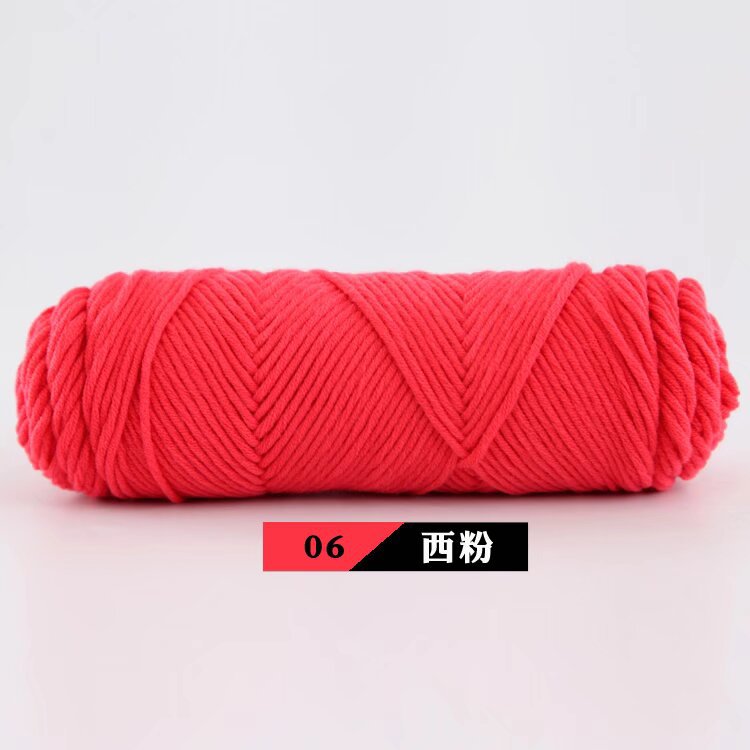 Picture of 8-Strand Lover Cotton Scarf Thread 100g Milk Cotton Baby Wool Hand-Knitted Stick Needle Thick Wool Hat Shawl Wholesale