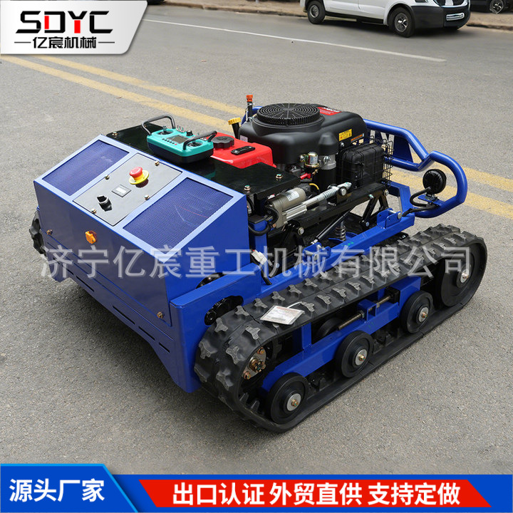 Foreign trade export robot lawn mower, orchard wetland remote control lawn mower, farm riverbank slope lawn mowing robot