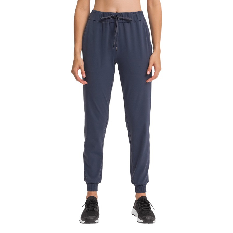 New Style Nude Brushed Yoga Pants for Women, Loose Running Fitness Pants, Slim Fit Leggings Sweatpants Dp022