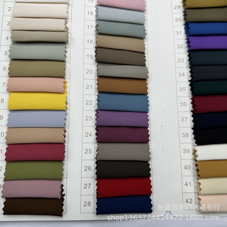 Woven polyester fashion fabric good quality matte mesh soft and comfortable pants top dress suit material