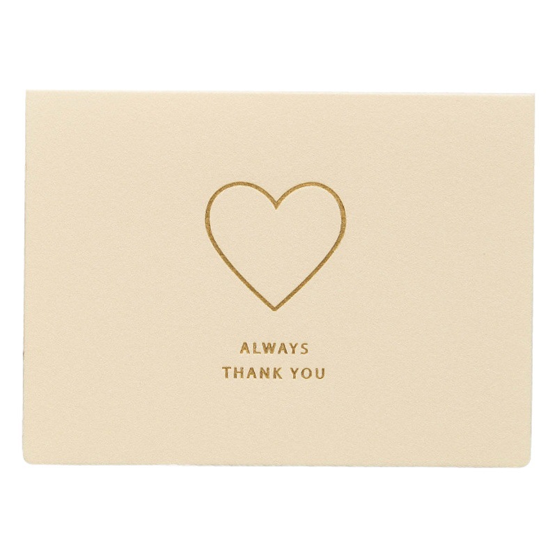 Korean Ins Style Birthday Simple Greeting Card Small Card Paper Creative Handwritten DIY Couple Thanksgiving Blessing New Year