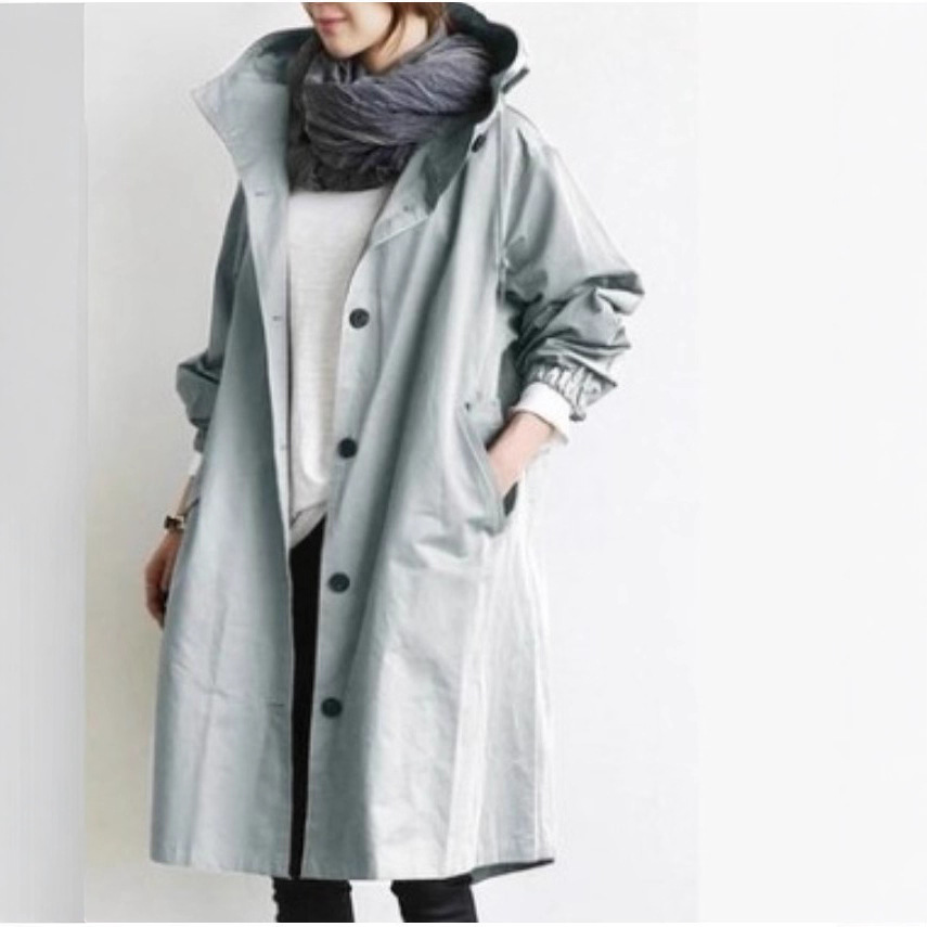 Picture of Autumn casual style windbreaker Women's Mid-length small 2020 new elegant tight waist 8 color 8 Size long sleeve coat