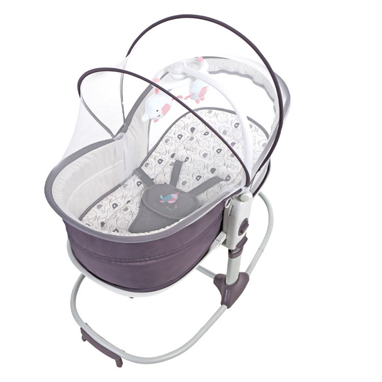 Picture of Baby Shaker electric vibration comfort Shaker can lift portable bedside bed newborn baby bed can sit and lie