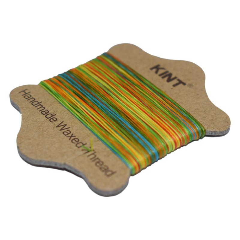 Colorful Round Wax Line Card Wax Rope Manual Color Wax Line Flat Wax Line Ribbon Woven Rope Tag Rope Wax Rope