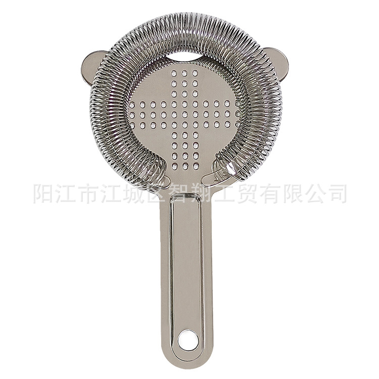 Picture of Wholesale Stainless Steel Ice Strainer Bar Strainer Cocktail Tool Cocktail Ice Separator Ice Filter